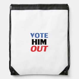 Backpacks Votem-no para fora da tipografia moderna vermelha 