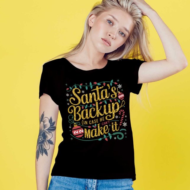 Backup de papais noeis | Camisetas de Natal da Fam (Criador carregado)