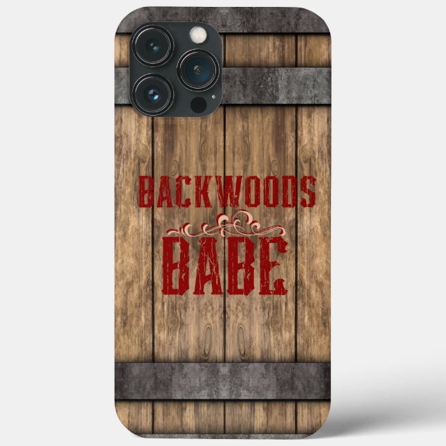 Backwoods Babe Whiskey Keg (Verso)
