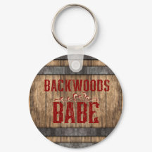 Backwoods Babe Whiskey Keg Chaveiro