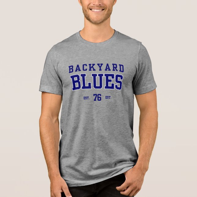 Backyard blues Vintage T-Shirt (Frente)