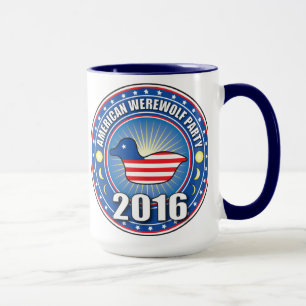 BACON do VOTO a caneca do partido do homem-lobo