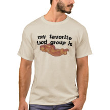 Bacon é minha camiseta favorita do grupo de Comida