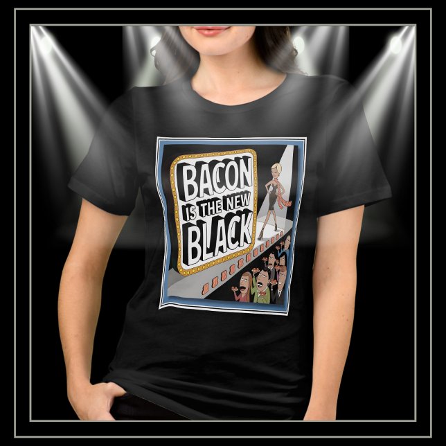 Bacon é o Novo Keto Negro Ketovore Carnivore (Bacon is the New Black Keto Ketovore Carnivore Tshirt. Perfect Gift for Carnivores and Bacon Lovers!)