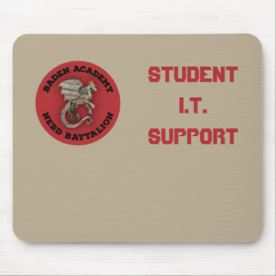 BACS "estudante I.T. Apoio" Mousepad (nerd
