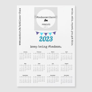 #badass calendário magnético 2023