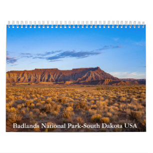 Badlands National Park - Dakota do Sul Calendário