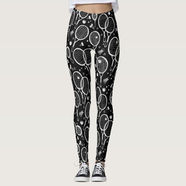 BADMINTON Design Leggings (Frente)