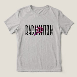 Badminton Mom Bold Layered Text
