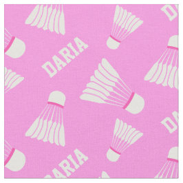 Badminton shuttlecock tecido rosa
