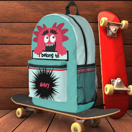 Bag Buddy Happy Red Monster Name