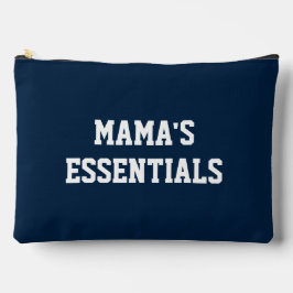 Bag de acessórios essenciais da mamãe azul marinho