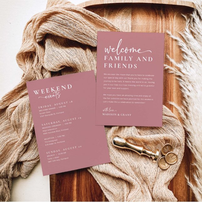 Bag de Boas-vindas Carta e Cartão de Linha do Fim  (Criador carregado)