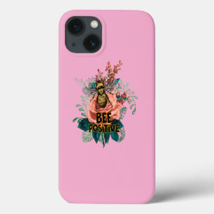 Bag de Drawstring de Vibes Florais Positivas de Ab