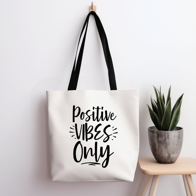 Bag de Tote Apenas Vibes Positivos (Criador carregado)