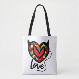 Bag de Tote de Amor Bastão