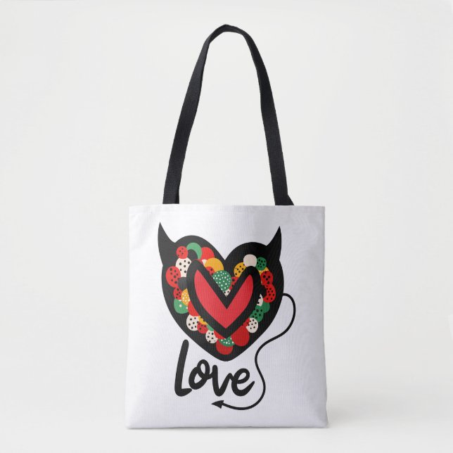 Bag de Tote de Amor Bastão (Frente)