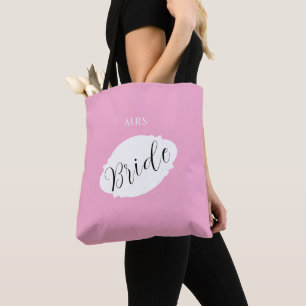 Bag de Tote de Noiva Elegante - Presente de Nome P