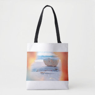 Bag de Tote de Praia do Modo de Exibição de Coral