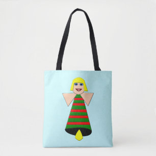 Bag de Tote do Angel Bell de Natal