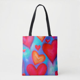 Bag de Tote do Love Hearts