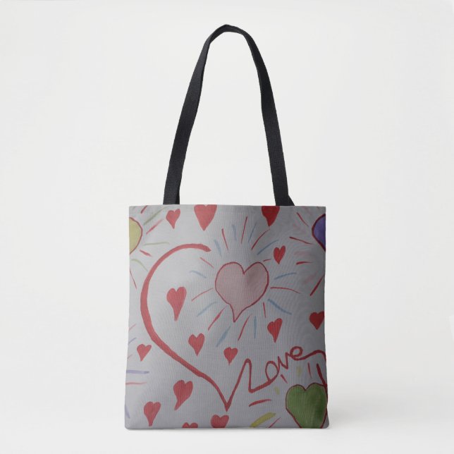 Bag de Tote do Love Hearts (Frente)