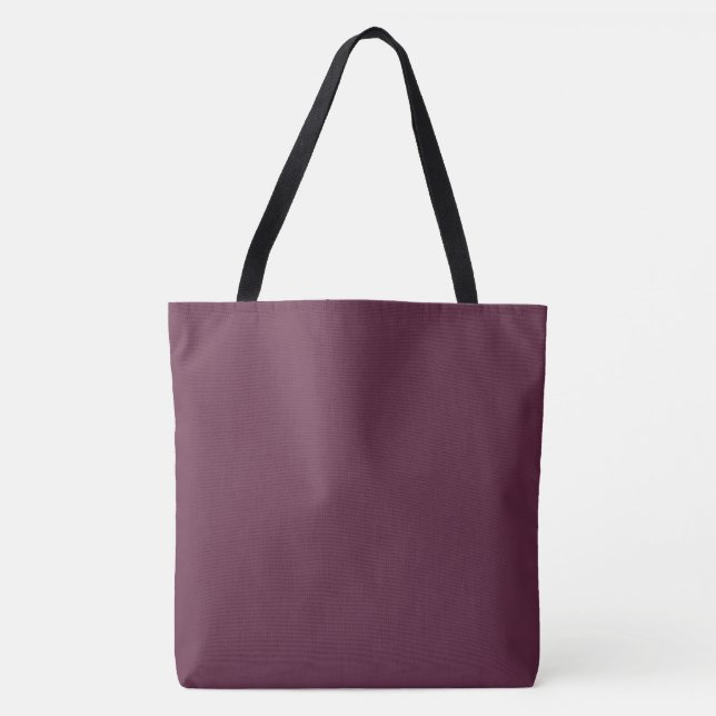 Bag de Tote na moda Burgundy (Frente)