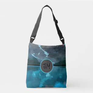 Bag de Tote para Montanhas de Aquarela Amigáveis à