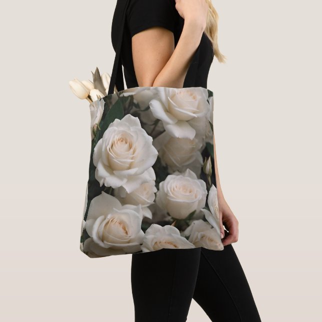 Bag de Tote Personalizada de Flor Personalizada co (Close Up)