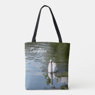 Bag de Tote Personalizado do Swan Sem Mudo