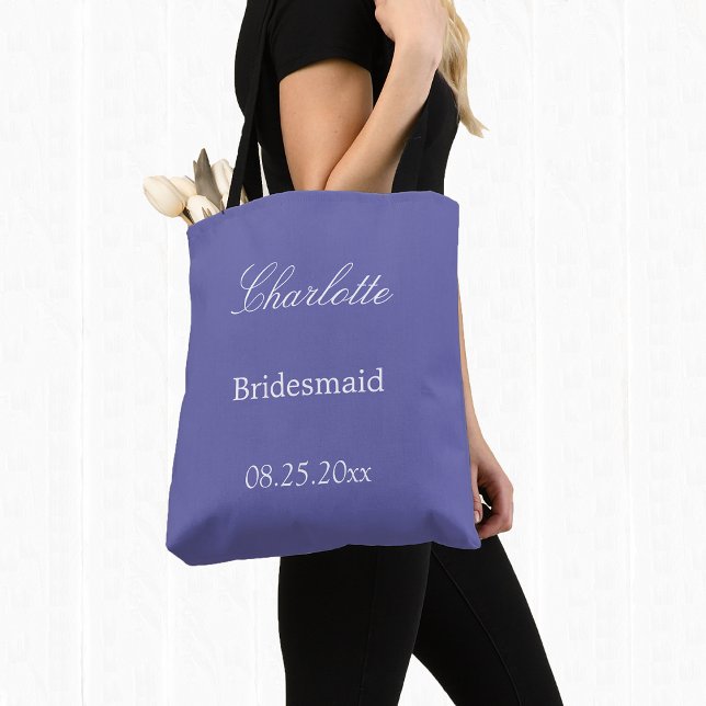 Bag Tote Bridesmaid da Lavanda Elegante (Criador carregado)