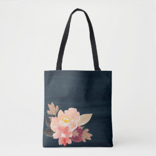 Bag Tote das Flores de Ceda de Aquarela