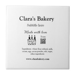 Bagaço de padaria adiciona ingredientes feitos com