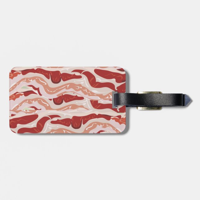 Bagagem A etiqueta de Viagem do bacon (Traseira Horizontal)