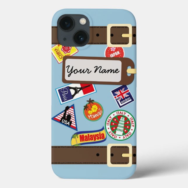 Bagagem do viagem com caso do iPhone 6 das (Verso)
