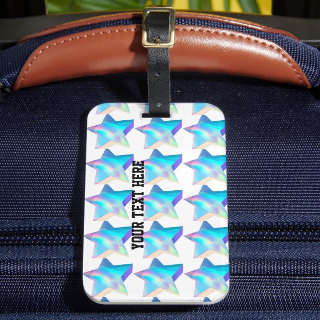 Bagagem Estilo Solteiro lado a lado com/ Etiqueta de viage (Frente Insitu 2)