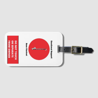 Bagagem Etiqueta Clarinet de Bass