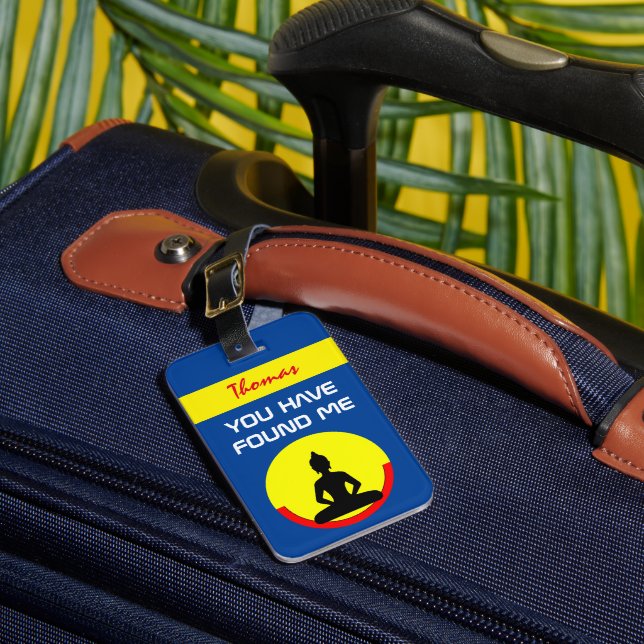 Bagagem Etiqueta de Atenção de Bag Personalizada (Frente Insitu 1)