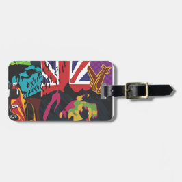 Bagagem Etiqueta de bagagens com correia de couro