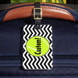 Bagagem Etiqueta de Bola de Tênis Personalizada de Corte