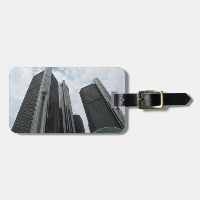 Bagagem Etiqueta de desroit (Frente Horizontal)