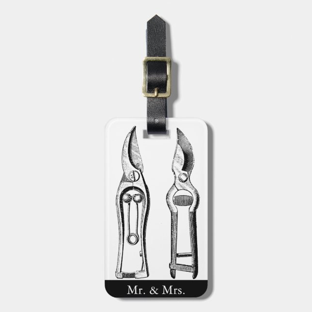 Bagagem Etiqueta de Impressoras das Ferramentas de Jardina (Frente Vertical)