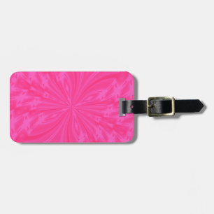 Bagagem ETIQUETA DE LUGAGEM cor-de-rosa com borboleta abst