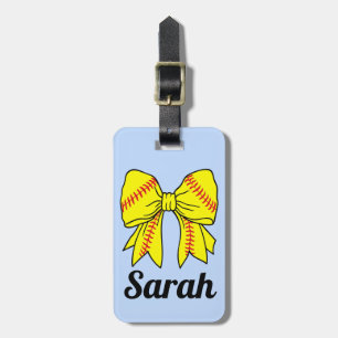 Bagagem Etiqueta de Saco Personalizada do Sofball Sports