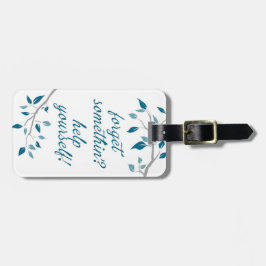 Bagagem Etiqueta de Toiletries de Banho de Convidado