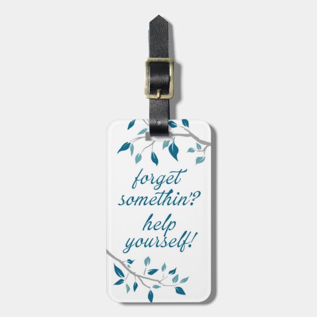 Bagagem Etiqueta de Toiletries de Banho de Convidado (Frente Vertical)