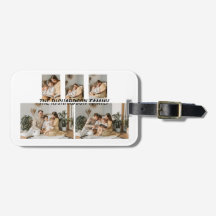 Etiqueta de Viagem Personalizada – Design de Colag