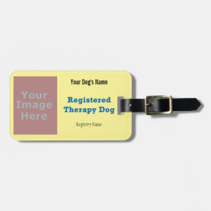 Bagagem Etiqueta Leash - Cão de Terapêutica