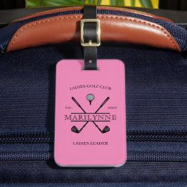 Bagagem Etiqueta Personalizada para Bolsa de Golfe de Senh