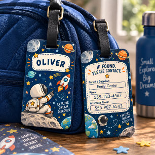 Bagagem Etiqueta Personalizada para Mochila de Criança Esp